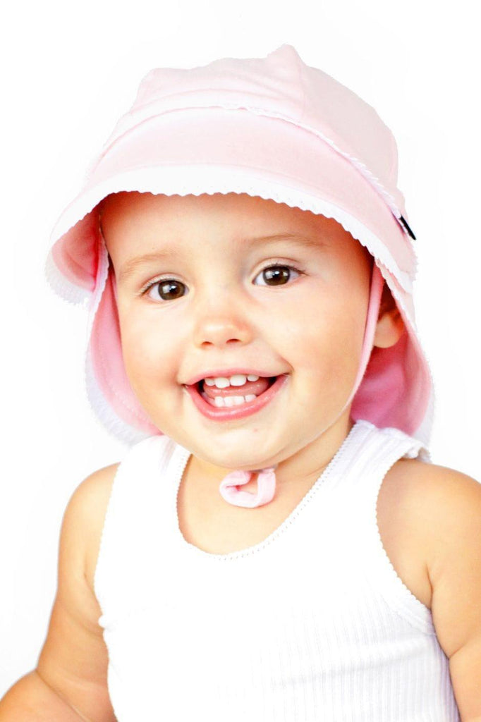Bedhead Legionnaire Hat - Ruffle Trim 'Blush? L-1954803035154812929