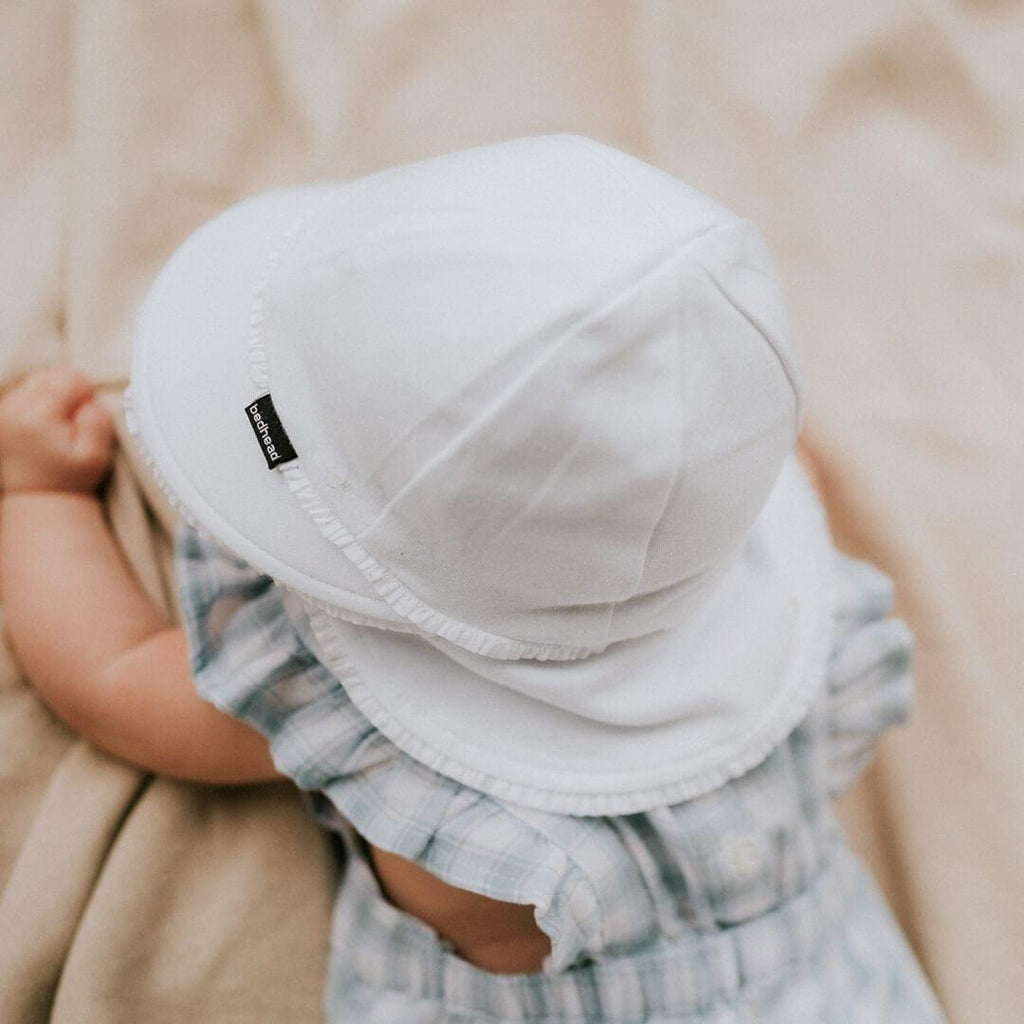 Bedhead Legionnaire Hat - Ruffle Trim 'White? M-1954803034693439489