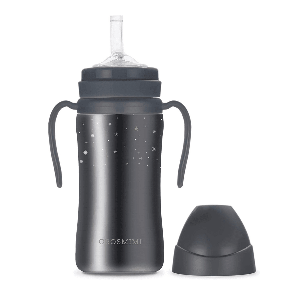 Grosmimi Stainless Straw Cup 200ml Silver-1954803141354590213
