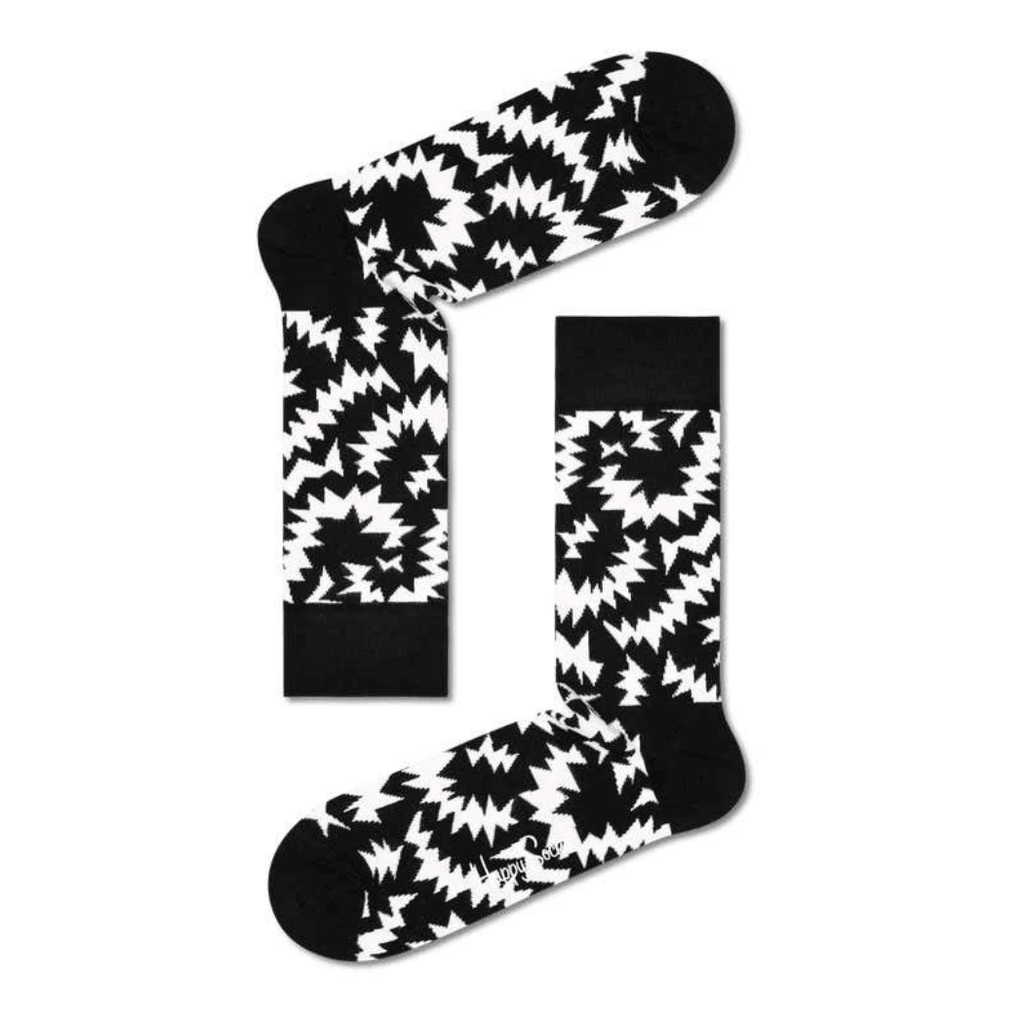Happy Socks adult Zig Zag Sock Size 36-40-1954803109628874752