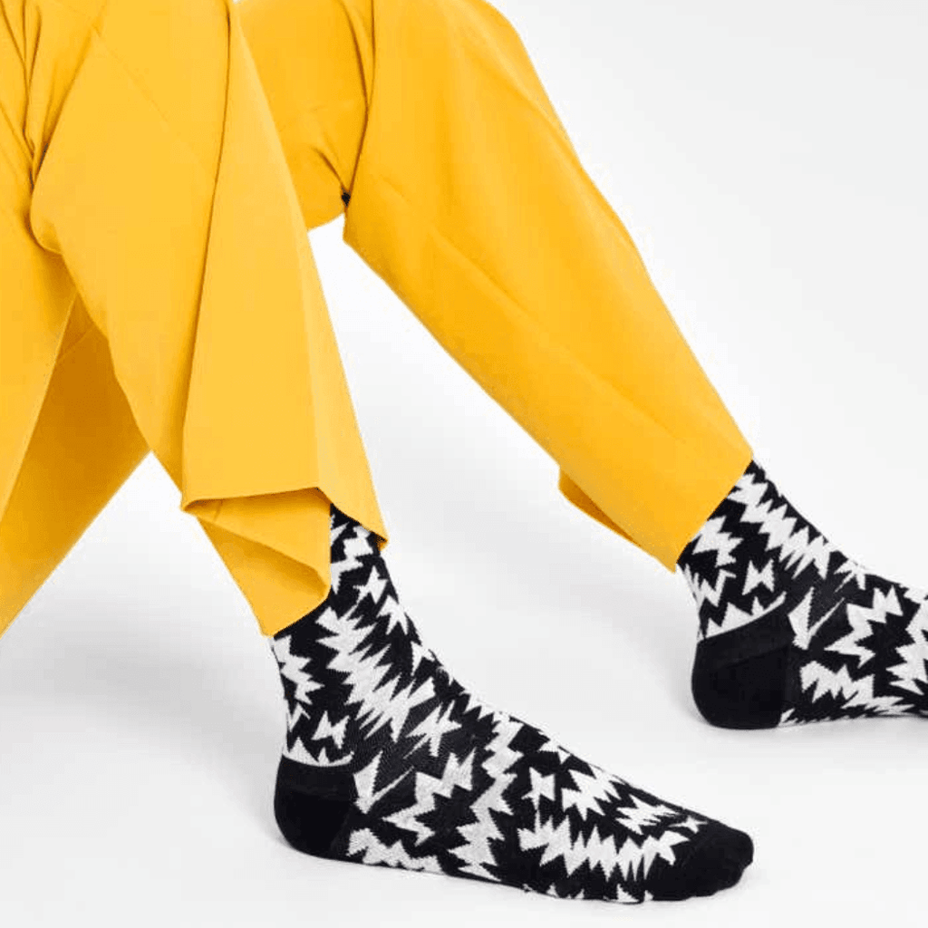 Happy Socks adult Zig Zag Sock Size 36-40-1954803109628874754