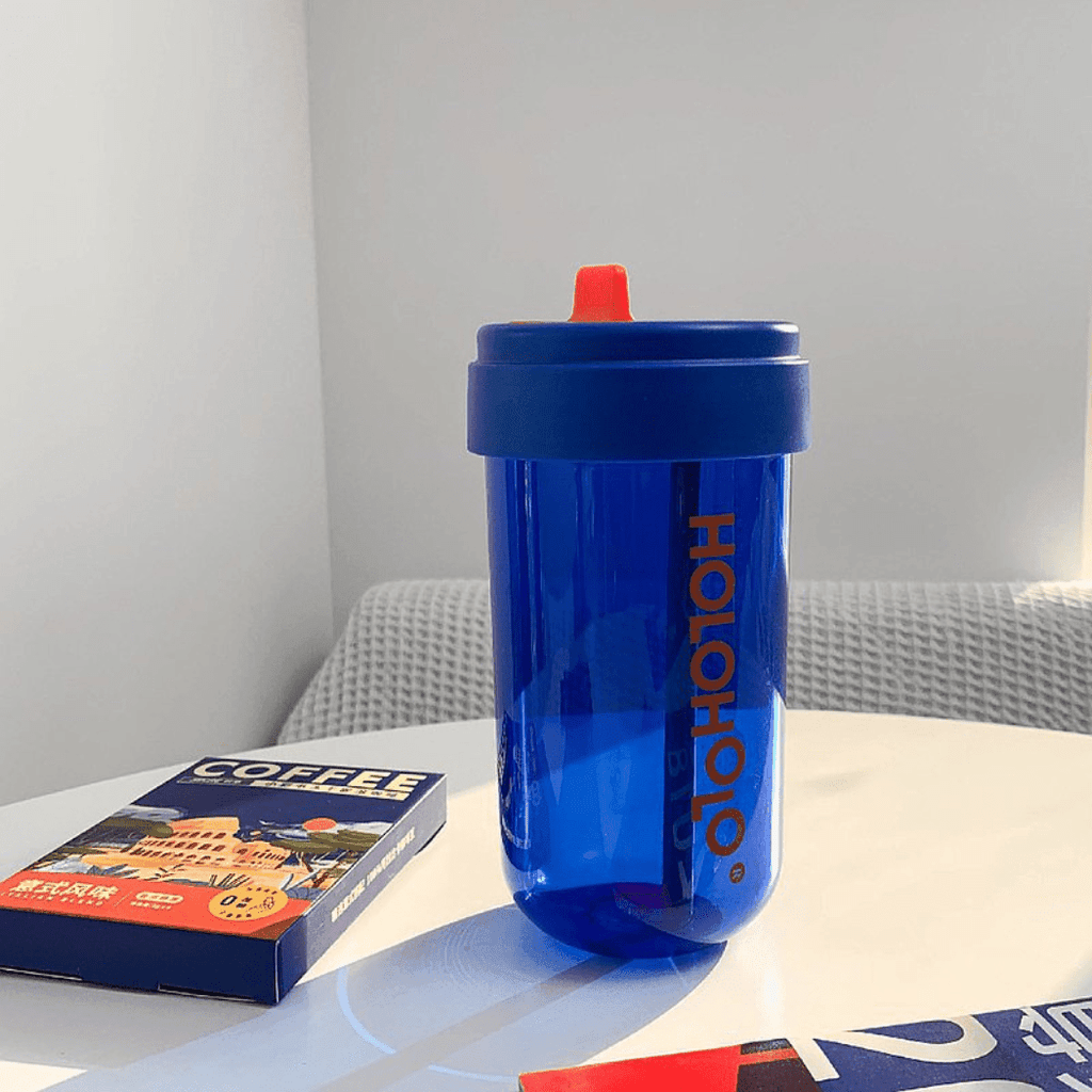 HOLOHOLO Heat-Resistant Reusable Coffee Cup Blue 450ml-1954803129061085185