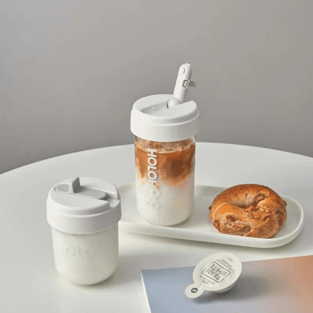 HOLOHOLO Heat-Resistant Reusable Coffee Cup White 300ml-1954803129933500420