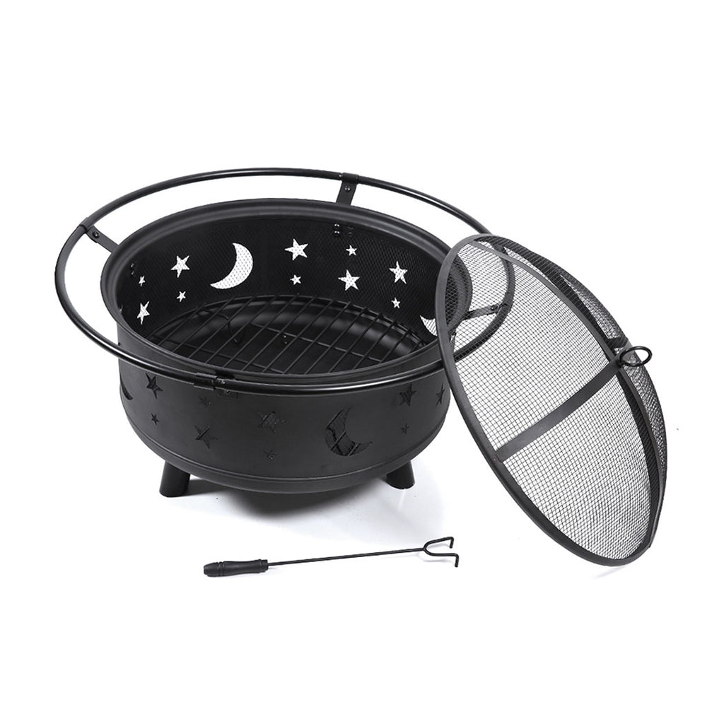 Fire Pit BBQ Grill Pits Outdoor Fireplace-1954802506005614592