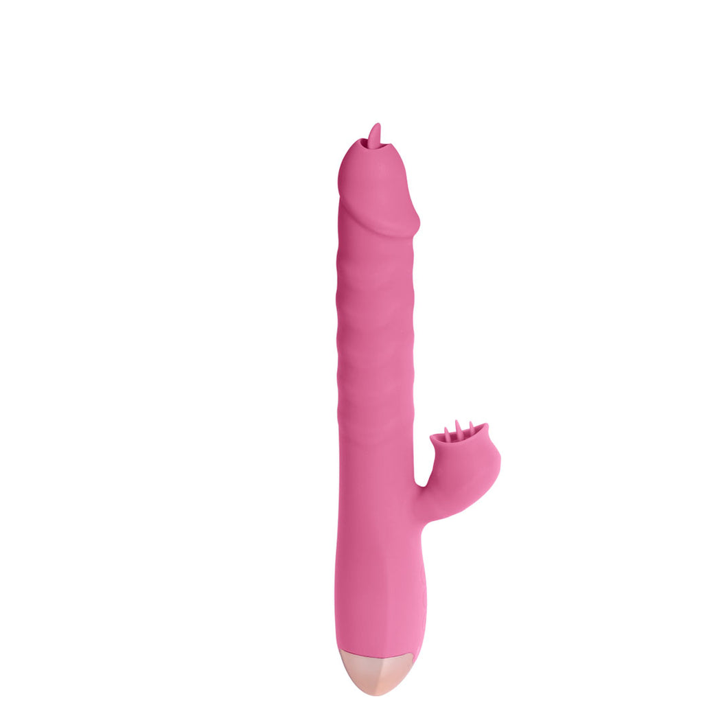 Urway Rabbit Vibrator Licking Tongue Pink-1963748911898300416