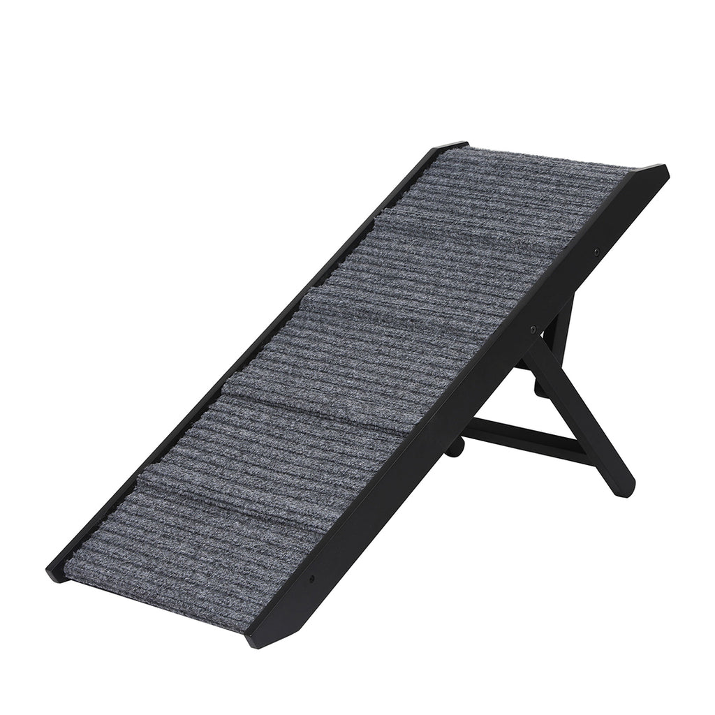 PaWz Adjustable Dog Ramp Height Stair Black-1954802549647347712