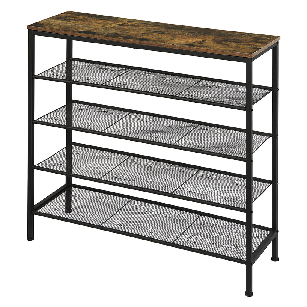 Levede 5-Tier Shoe Rack Storage Cabinet 100cm Wide-1954802690483687424