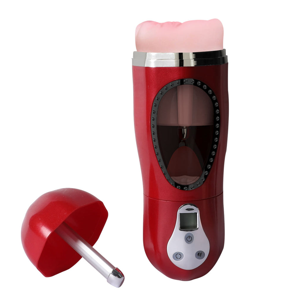Urway Vibrator Male Masturbation Cup Red-1954802623559372800