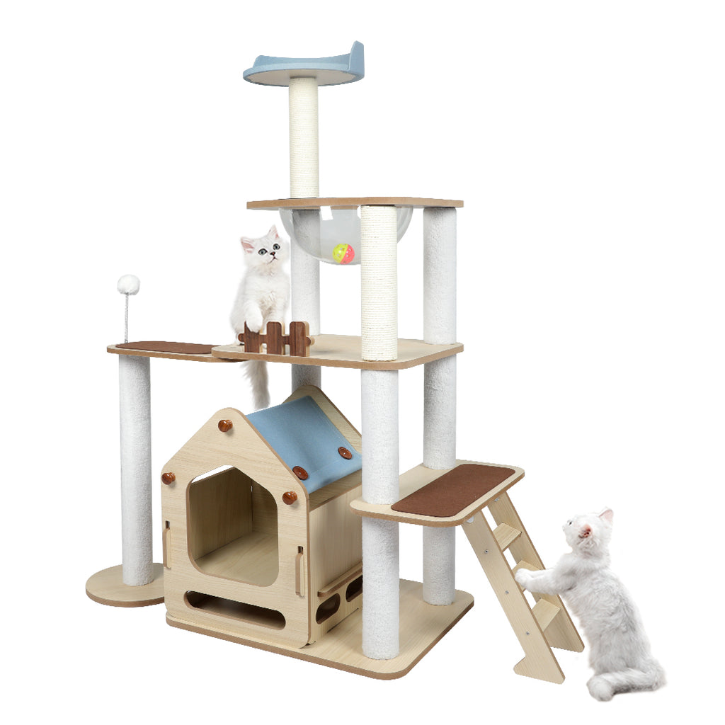 PaWz Cat Tree Scratching Post Scratcher-1954802559944364032