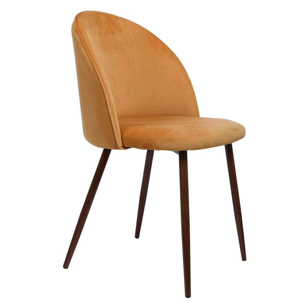 Levede 2x Dining Chairs Seat French Mustard-1954802979714502656