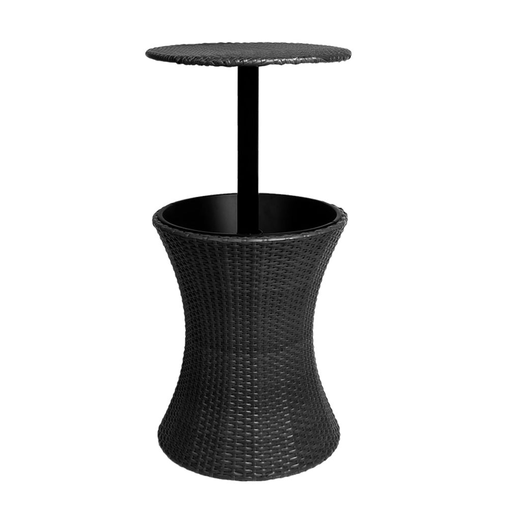 Levede Cooler Ice Bucket Table Bar Outdoor Black-1954802873934155776
