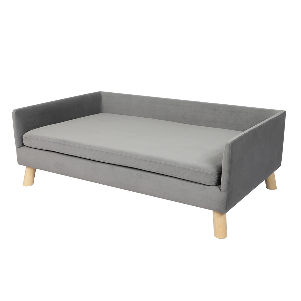 PaWz Pet Sofa Bed Dog Warm Soft Lounge Grey-1954802551803219968