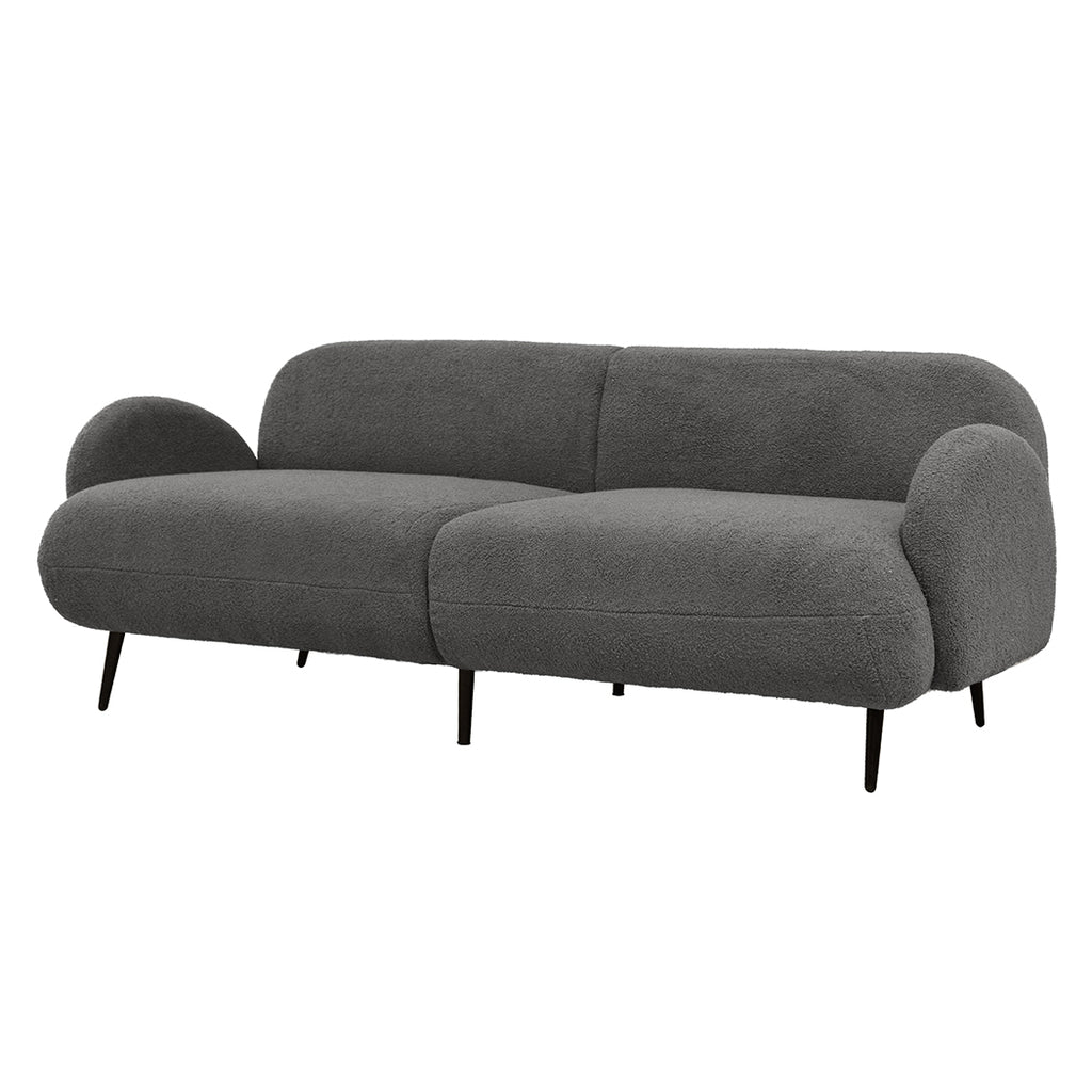 Levede Cloud Sofa 3 Seater Sherpa Fleece Beige-1954802386577002496