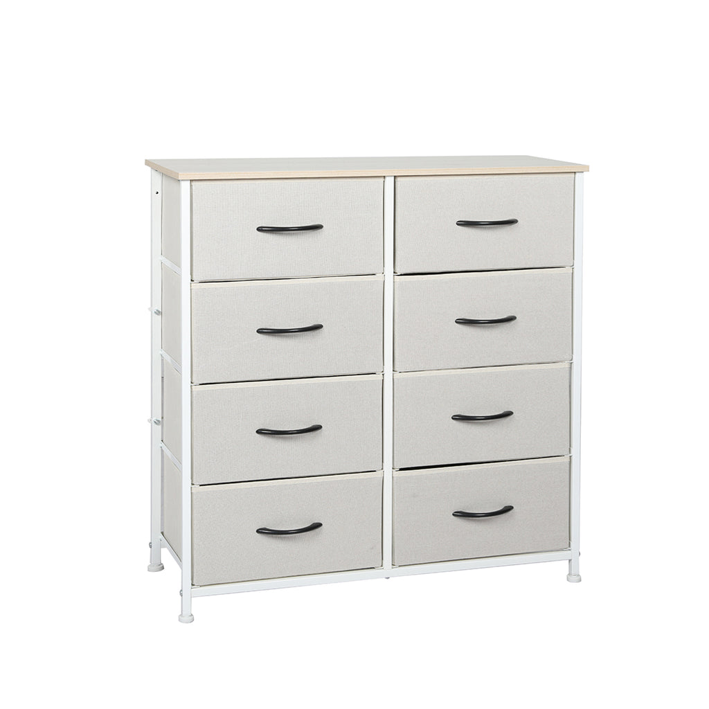 Levede Storage Cabinet Tower Chest Beige-1954802982616961024