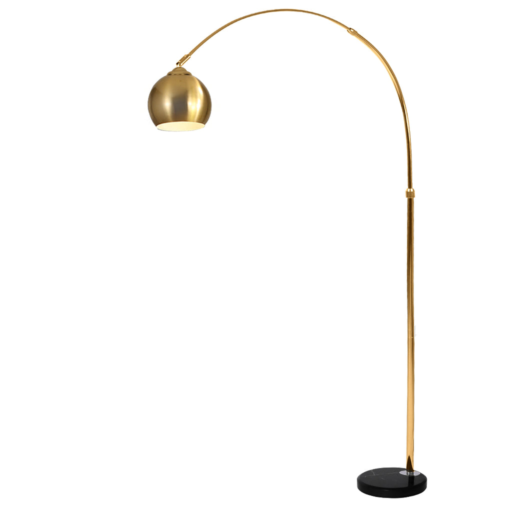EMITTO Modern LED Floor Lamp Stand Reading Gold-1954802826320416768