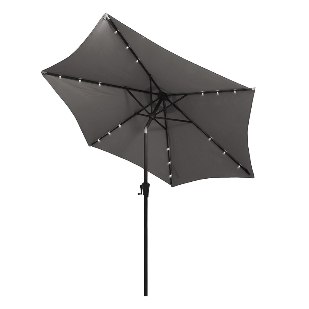 Centra 2.7M LED Outdoor Umbrella Base Stand Grey-1954802421616218112