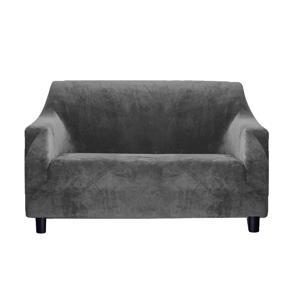 Marlow Sofa Covers 2 Seater High Stretch Grey-1954802341286907904