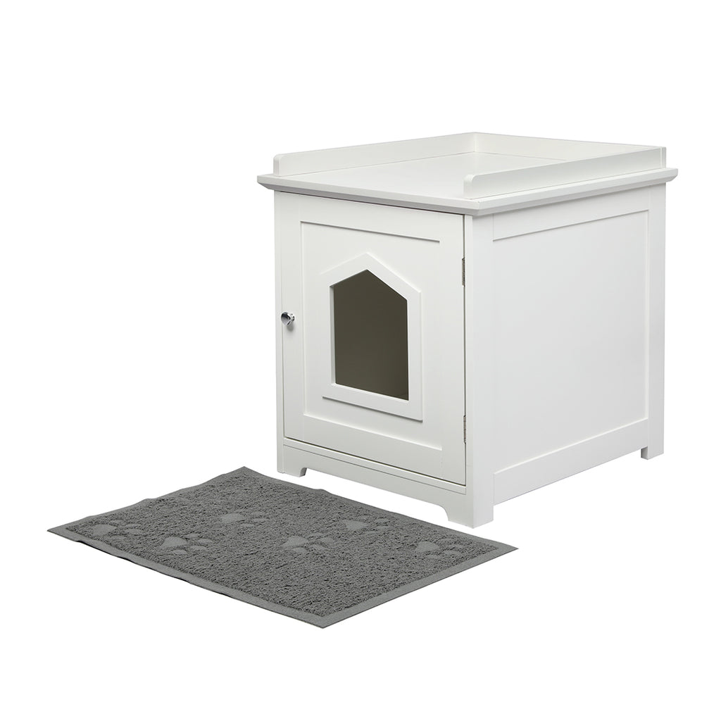 PaWz Cat Litter Box Mat Fully Enclosed-1954802567825461248