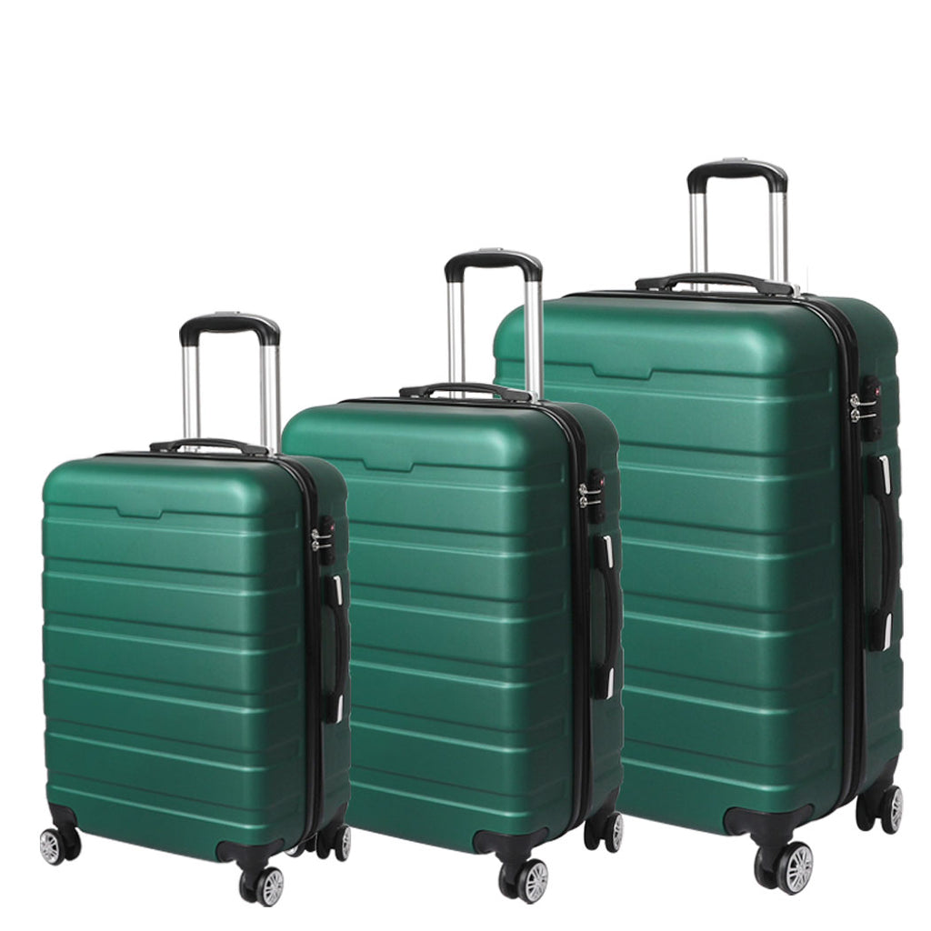 Slimbridge 3PC Luggage sets Suitcase Green-1954802817260720128