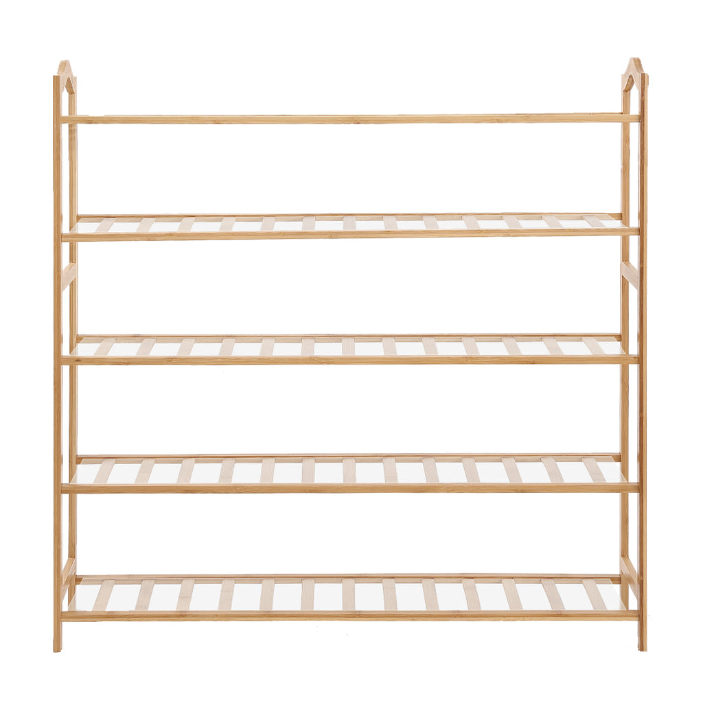 Levede Shoe Rack Bamboo Storage Wooden-1954802689313476609