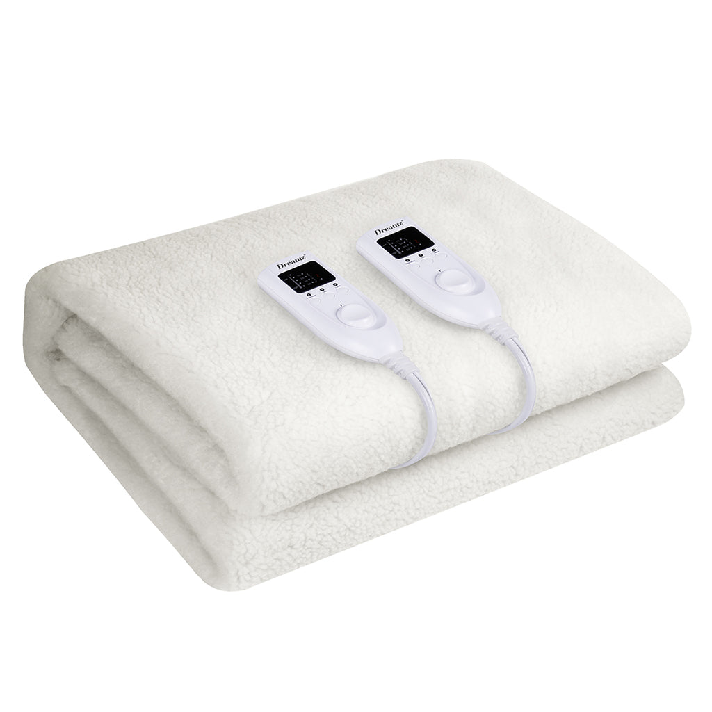 DreamZ 350GSM Electric Blanket Heated Queen-1954802704605908993
