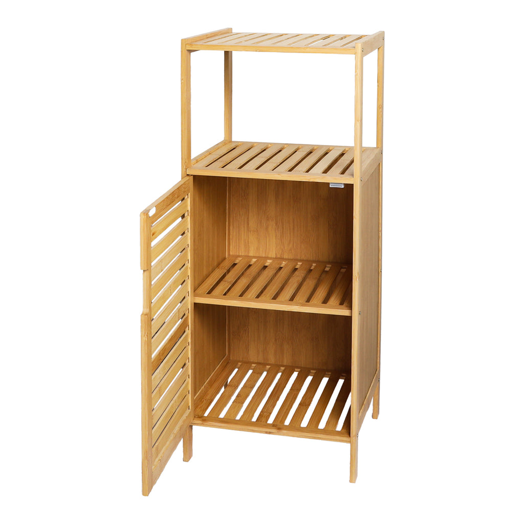 Levede Bathroom Bamboo Storage Cabinet Natural-1954802383812956161