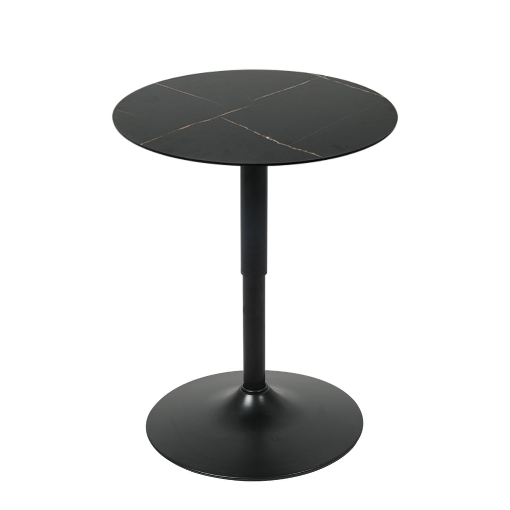 Levede Bar Table Swivel Gas Lift Counter Black-1954802991219478529