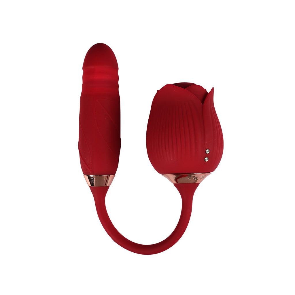 Urway Rose Vibrator Sucking Thrusting Red-1954802635555082241
