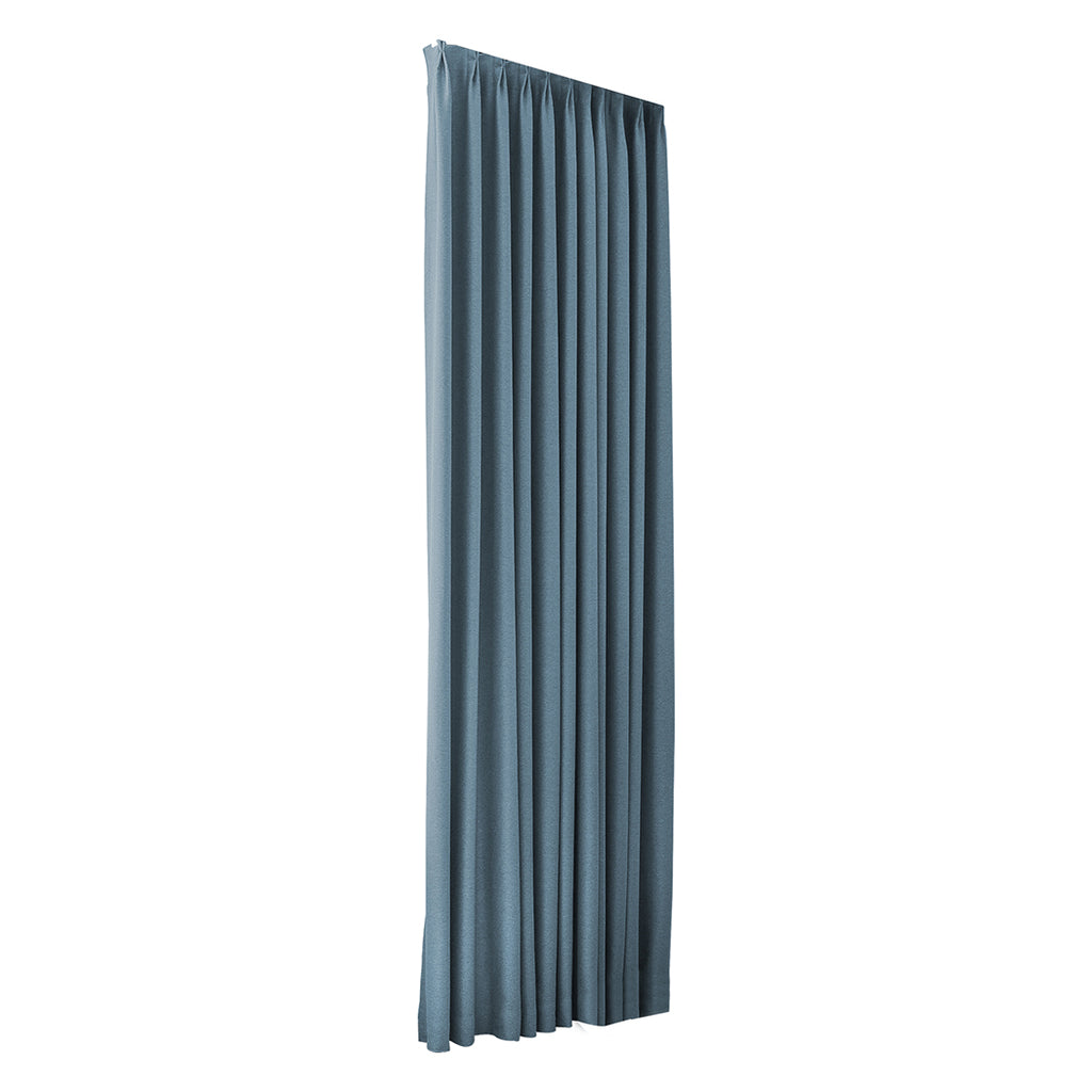 Marlow 2XBlockout Curtains Chenille 132x250 Blue-1954802975318872065