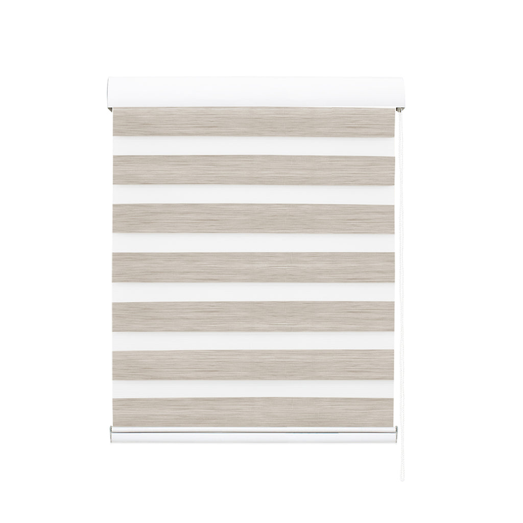 Marlow Blackout Zebra Roller Blind Curtains 60x210 Beige-1954802974706503681