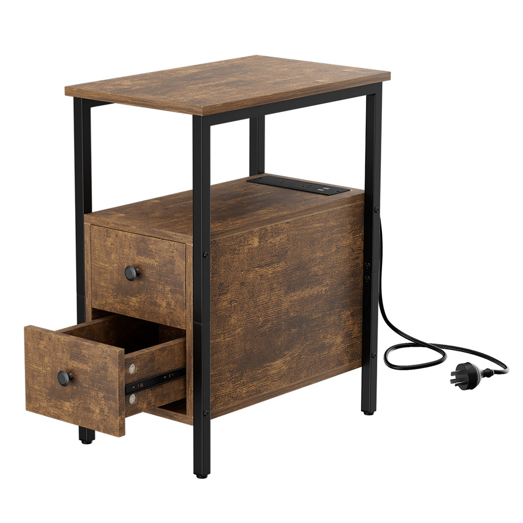 Levede Side Table Narrow Coffee End Table-1963748909352357889