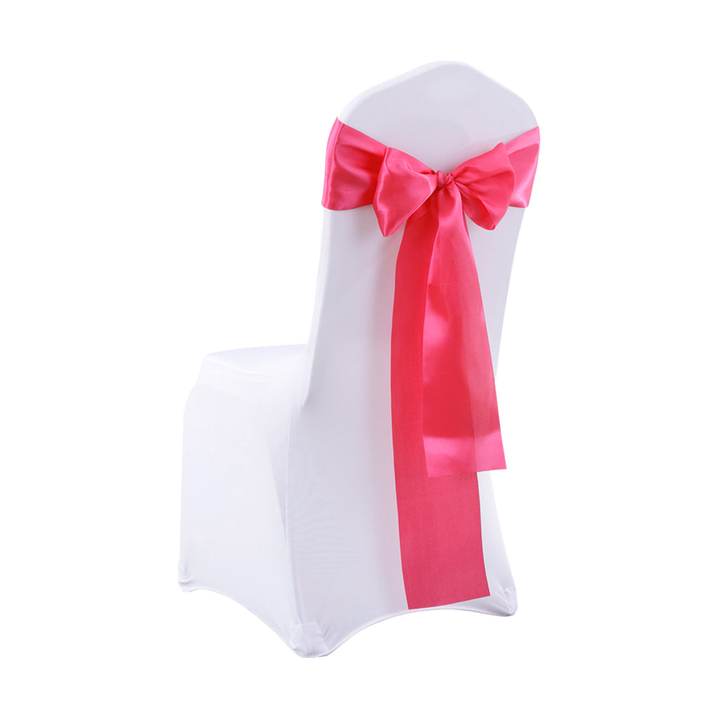 20x Satin Table Runners Chair Sashes Mauve-1954802693855907841