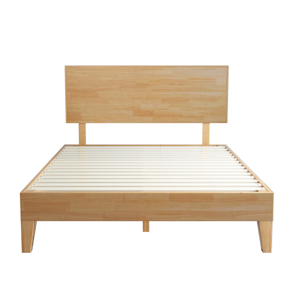 Levede Queen Rubberwood Bed Frame-1954802934042726401