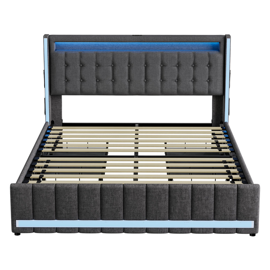 Levede Double Bed Frame-1954802406722244609