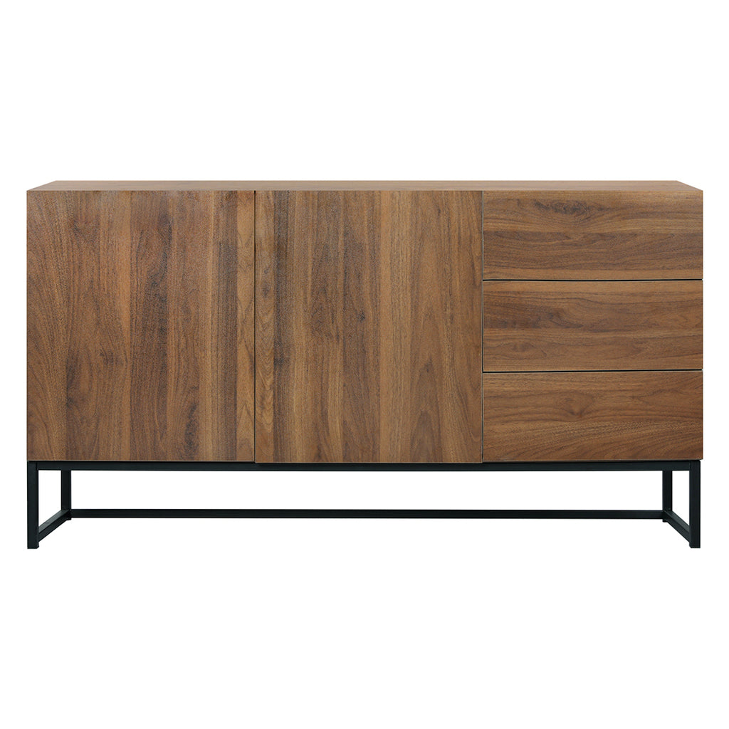 Levede Buffet Sideboard Storage Cabinet Walnut-1954802987746594817