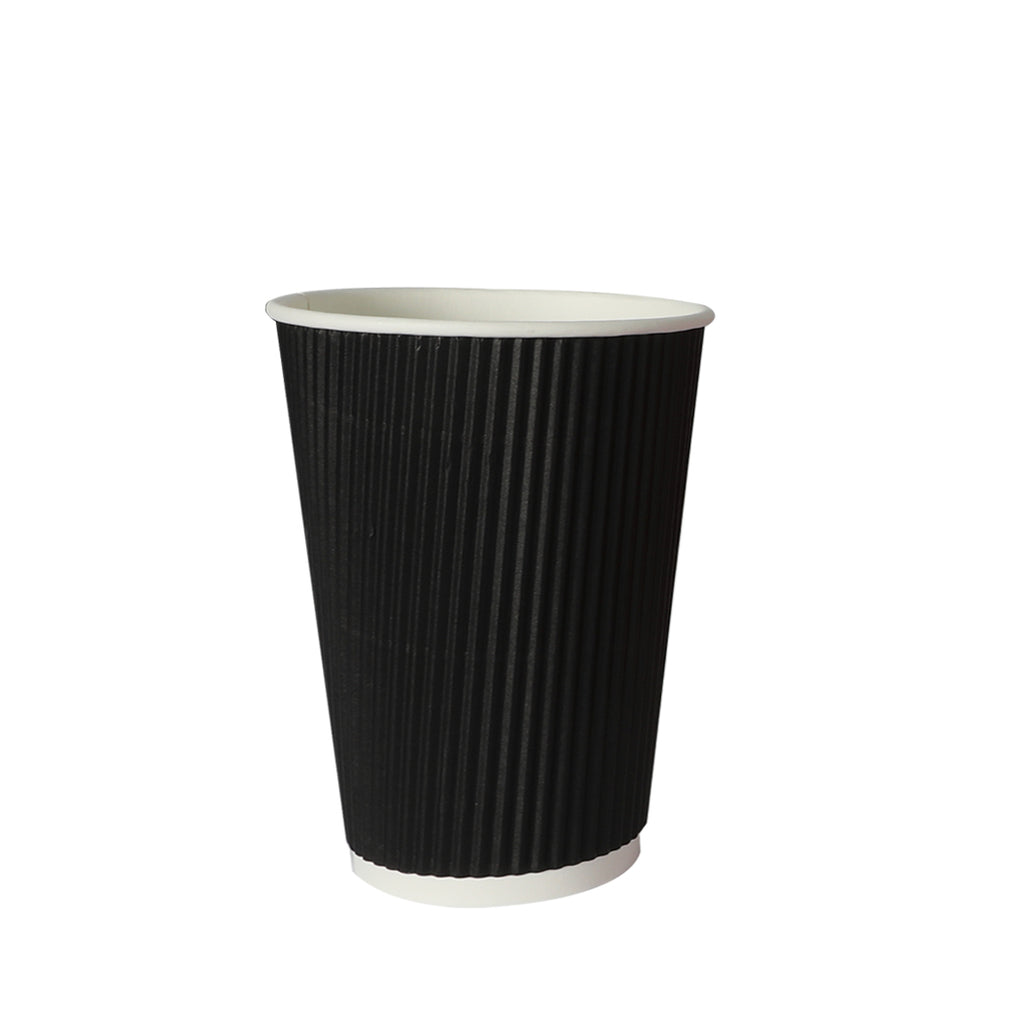 200 Pcs 16oz Disposable Takeaway Coffee Black-1954802896084275201