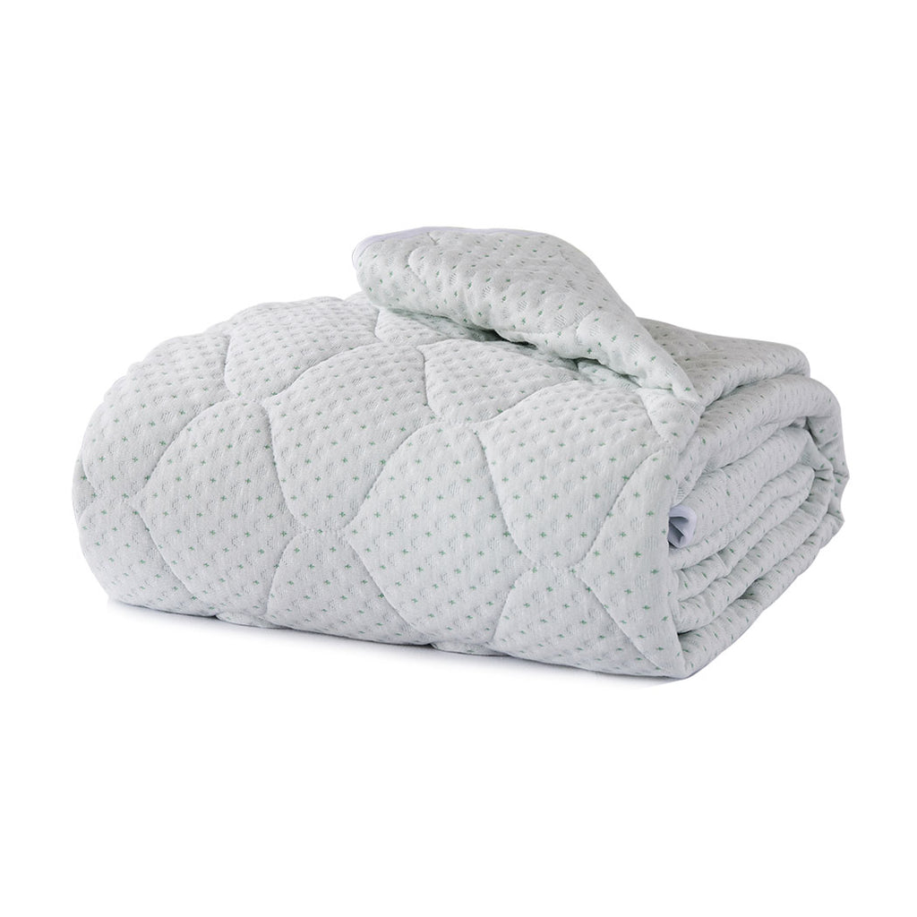 Dreamz Mattress Protector Topper Bamboo Double-1954802845337391105
