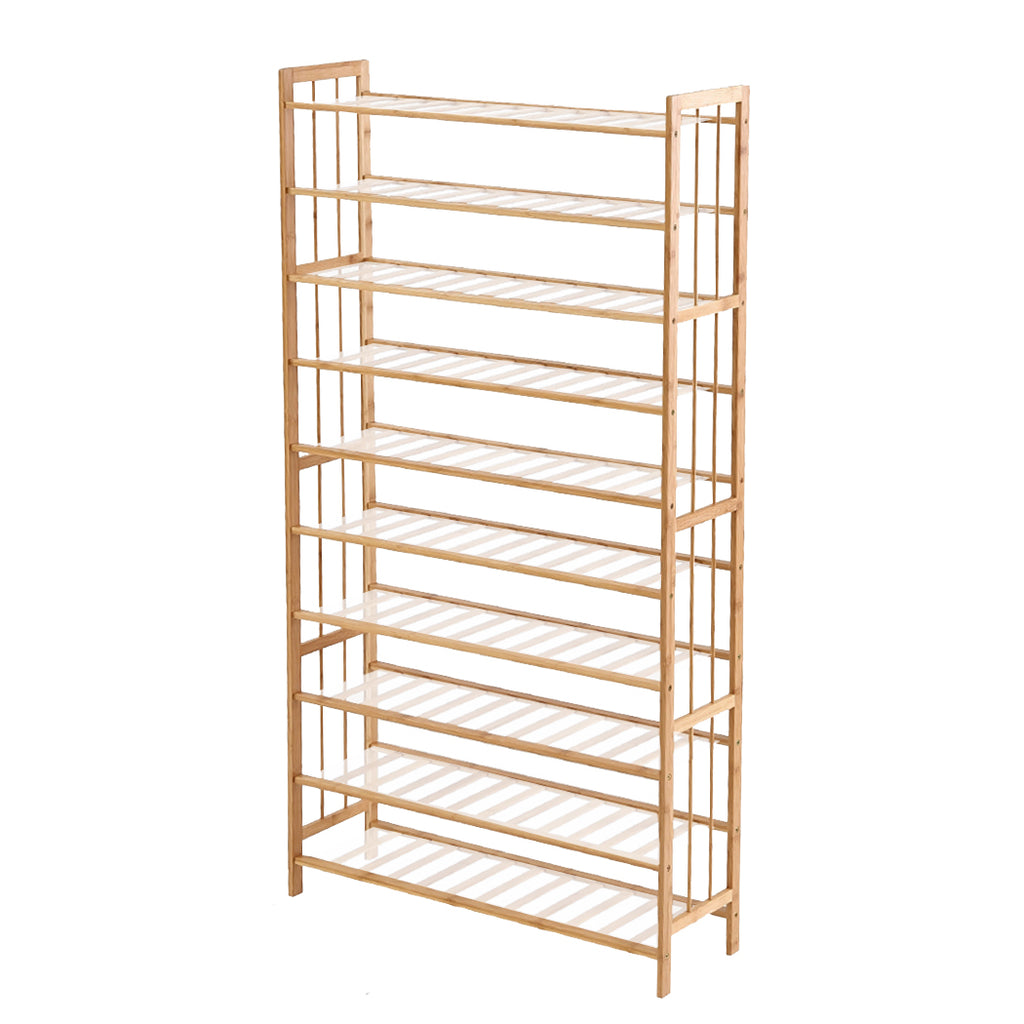 Levede Bamboo Shoe Rack Storage Wooden-1954802689896484865