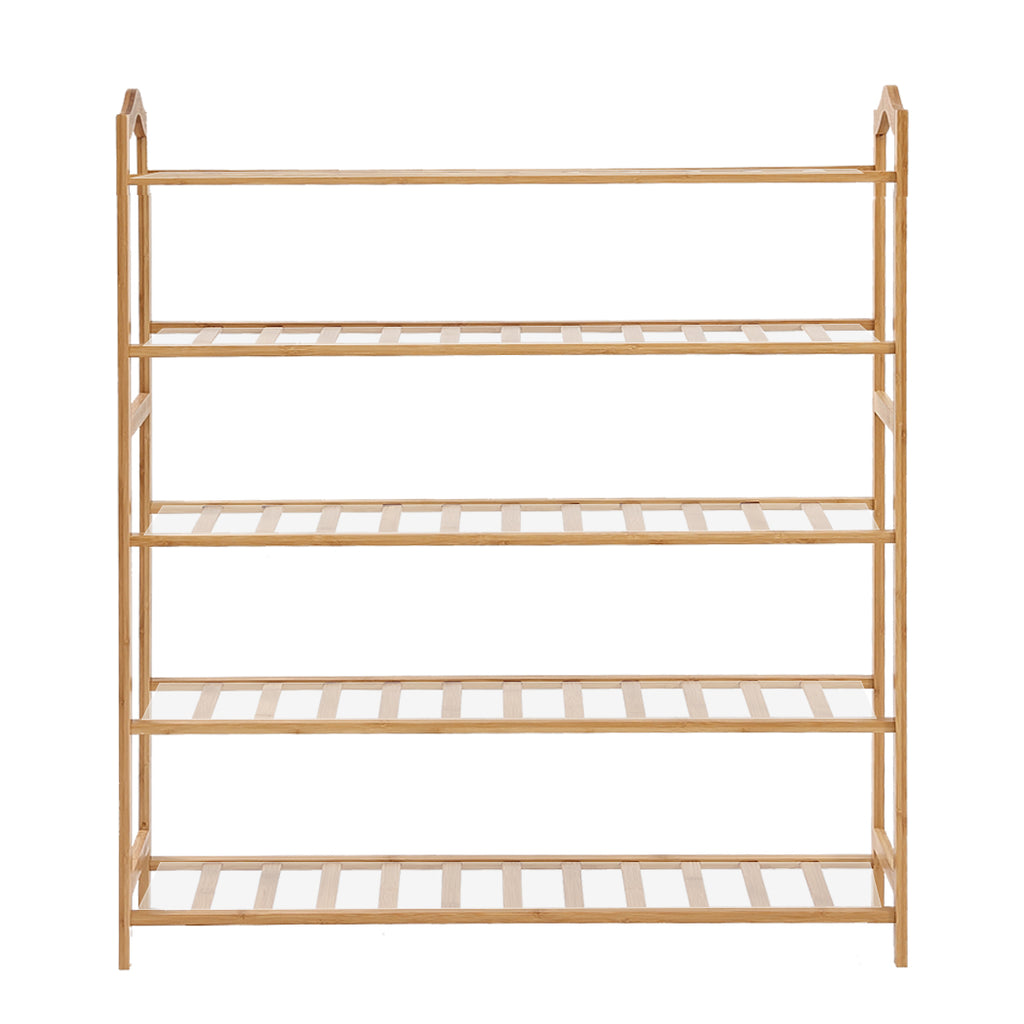 Levede Bamboo Shoe Rack Storage Wooden-1954802689107955713