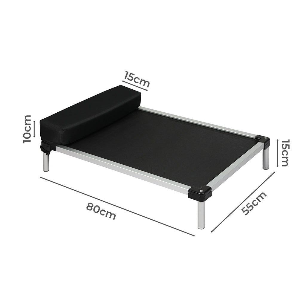 PaWz Pet Trampoline Aluminium Frame L Black Large-1954802570547564546