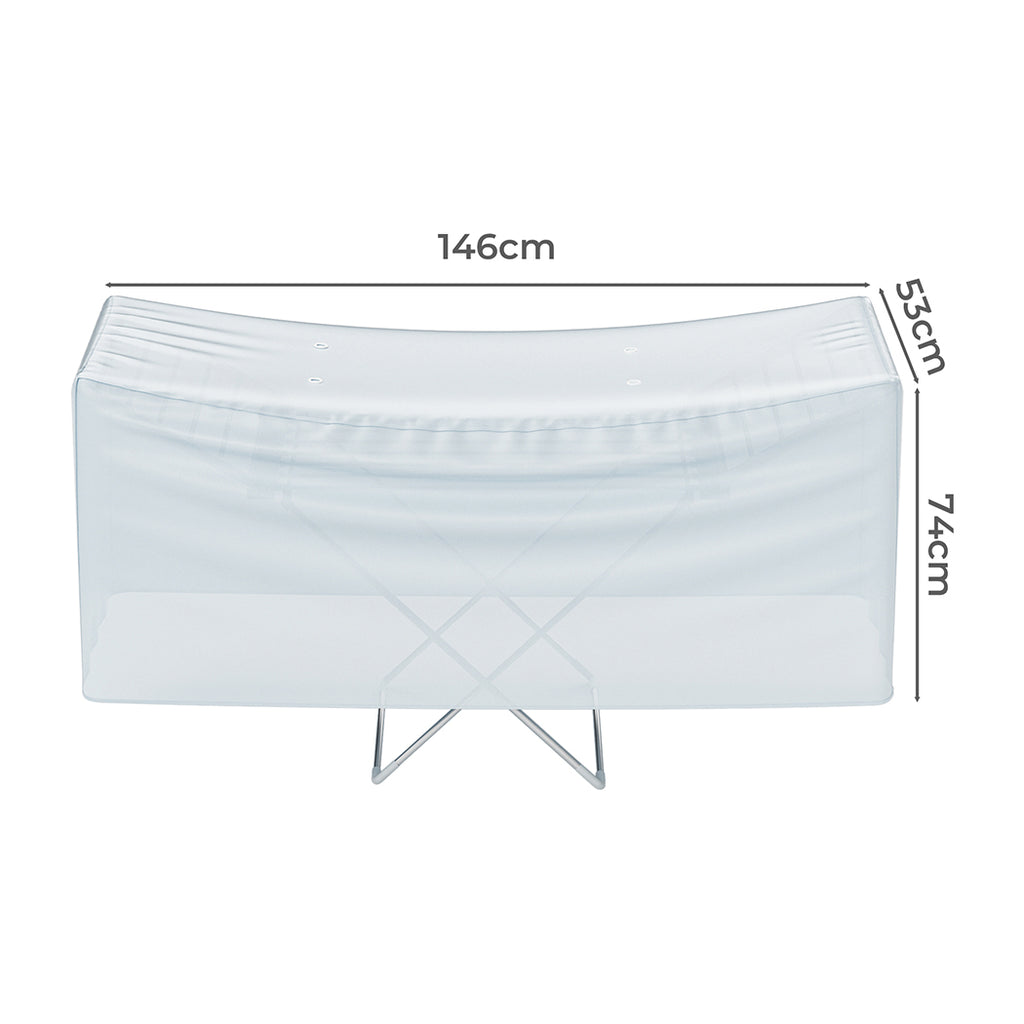 Levede Heated Airer and Cover Foldable Rack Dryer-1954802380994383874
