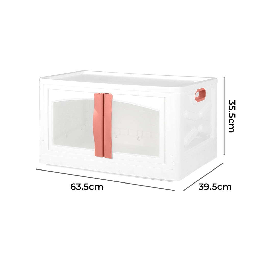 Plastic Storage Containers Stackable Red-1954802601568636930