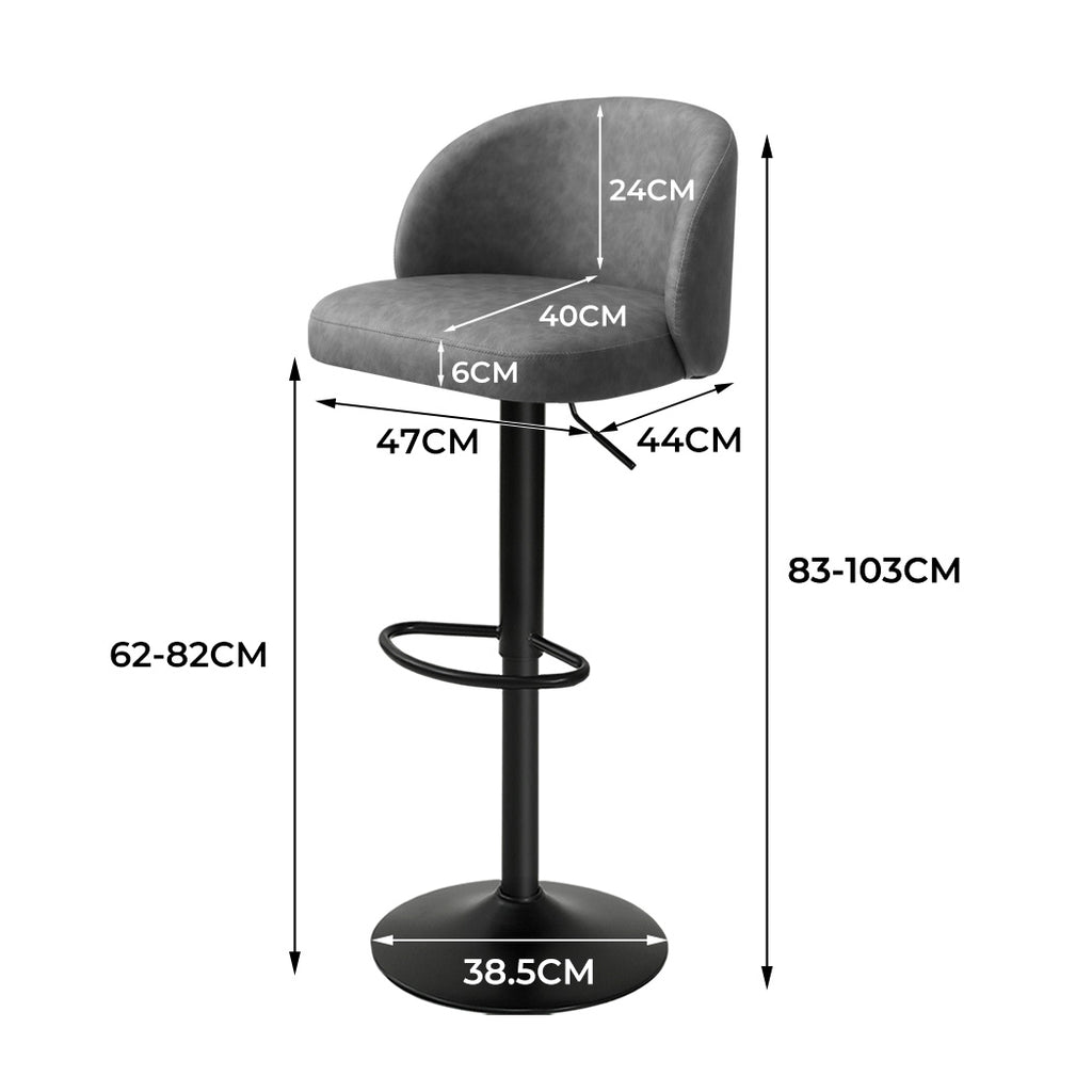 Levede Rolling Bar Stool-1954802408190251010