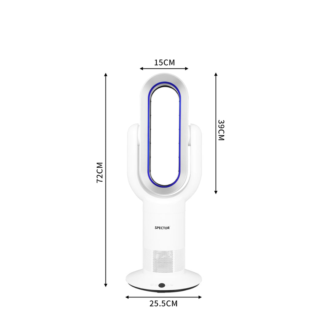 Spector Bladeless Electric Fan Cooler Blue-1954802705142779906