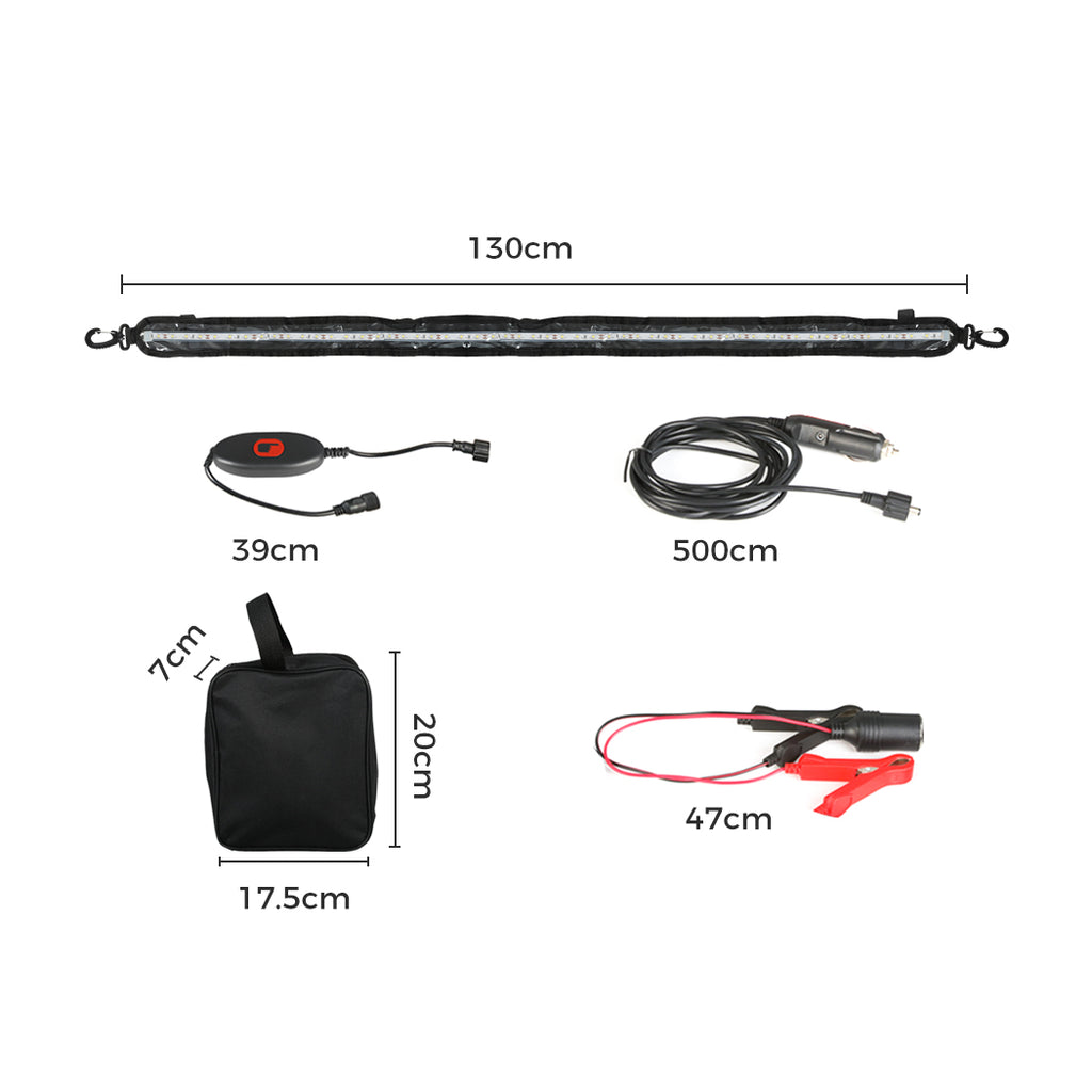 12V 1.3M LED Strip Lights Car Flexible-1954802608912863234