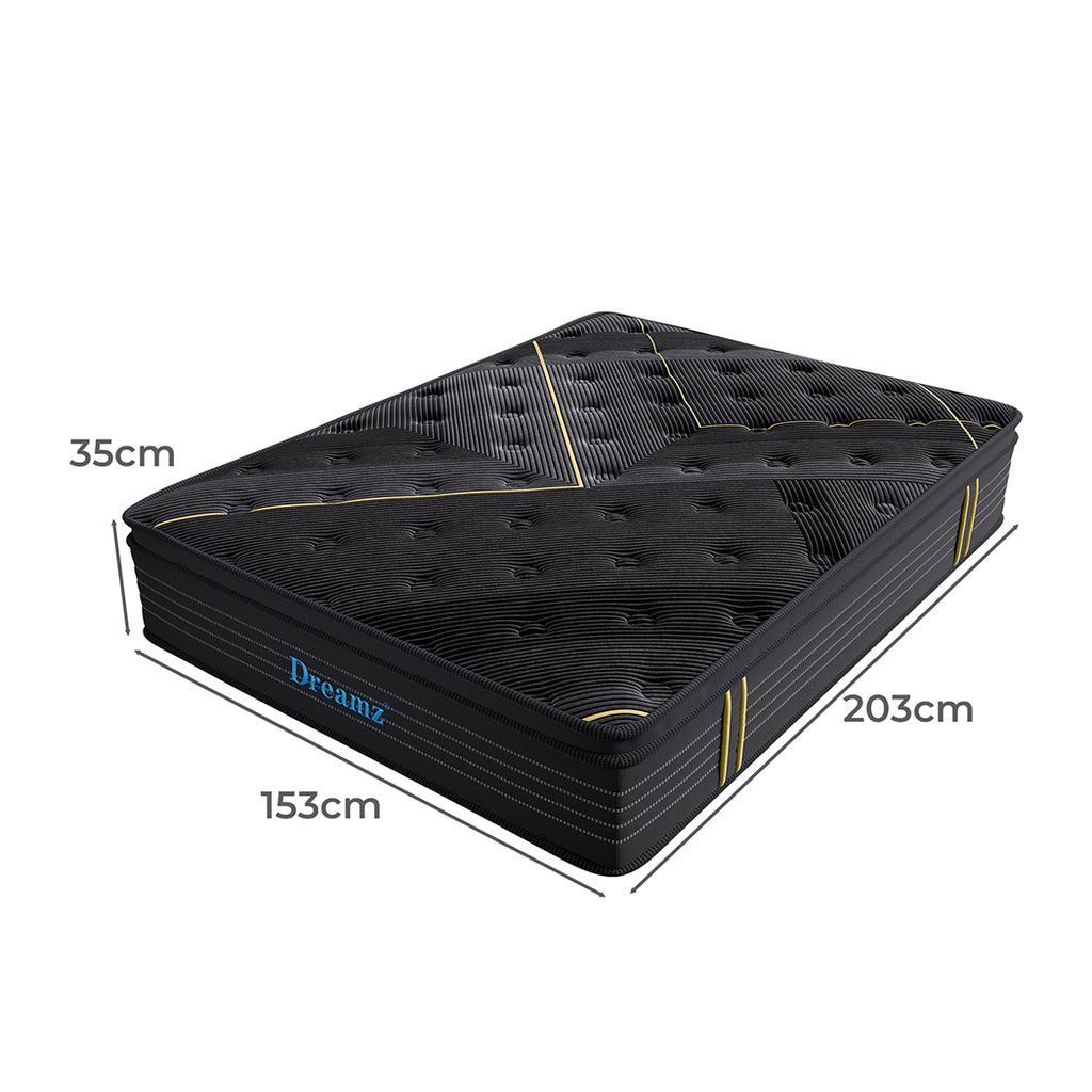 Dreamz Spring Mattress Bamboo Euro Top Queen-1954802858402648066