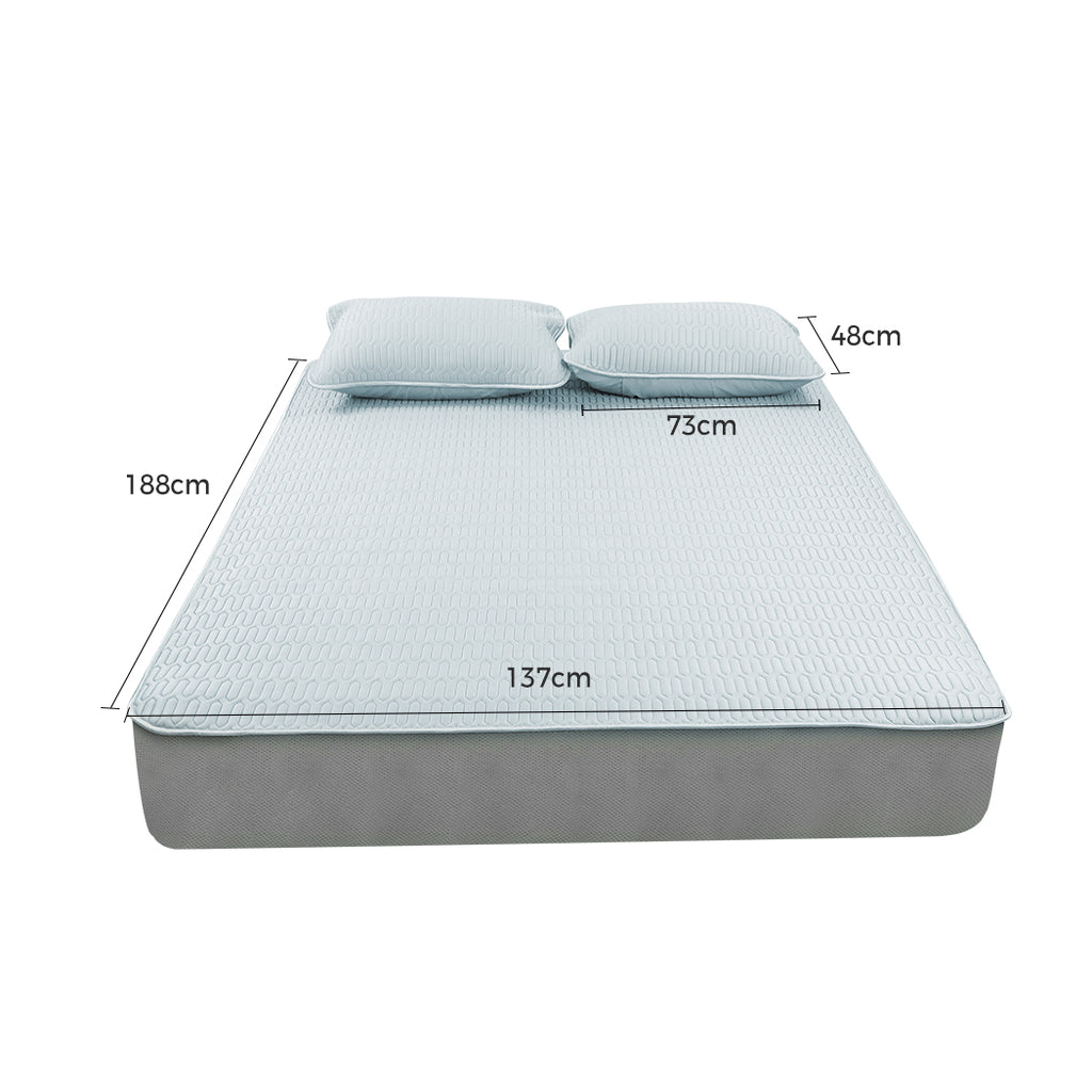 DreamZ Latex Cooling Bed Sheet Set Fitted 3PCS Double-1954802917450059778