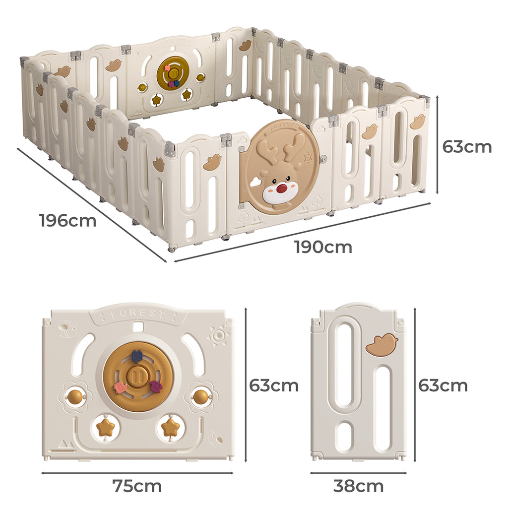 BoPeep Kids Playpen Baby Safety Gate-1954802782372499458