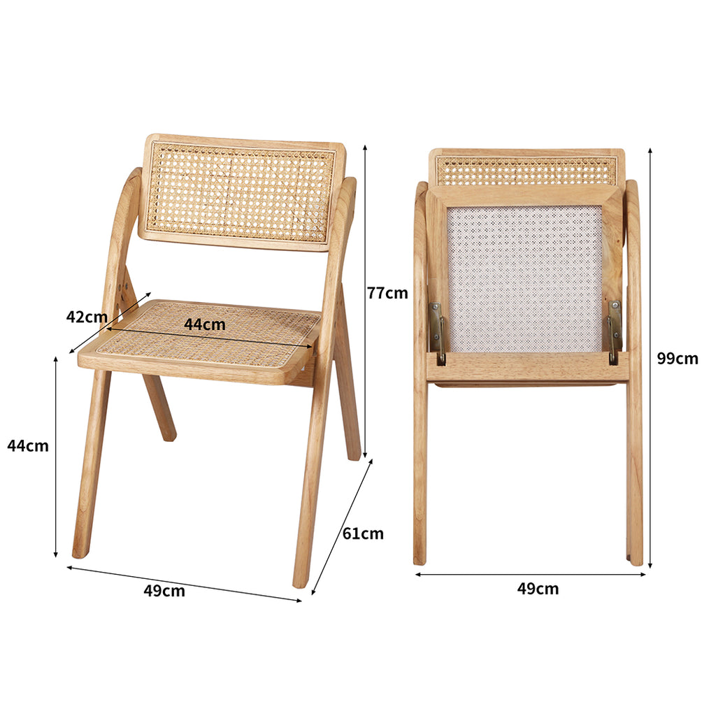 Levede 2X Dining Chairs Foldable Accent Clear-1954802988388323330