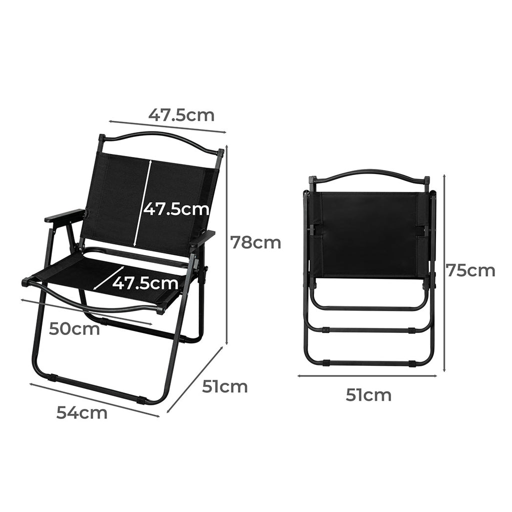 Levede Camping Chair Folding Outdoor-1954802884839346178